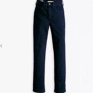 Levi's® Premium 724 High Rise Straight Corduroy Women's Jeans 29 Dark Chocolate